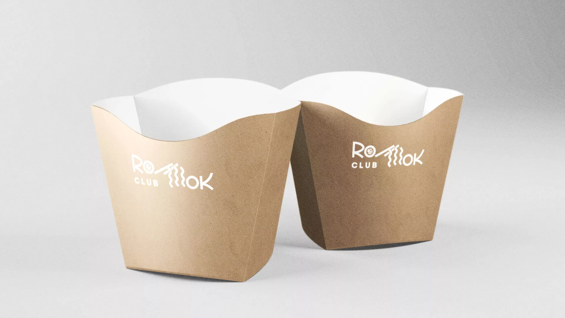 Создание логотипа суши-бара «Roll Wok Club» в Красноярске