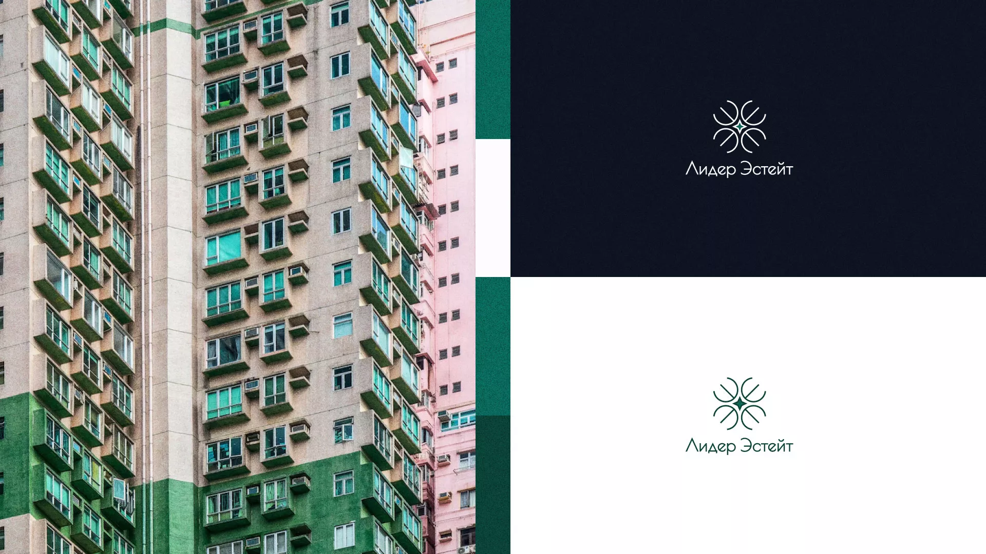 Создание логотипа компании «Лидер Эстейт» в Красноярске